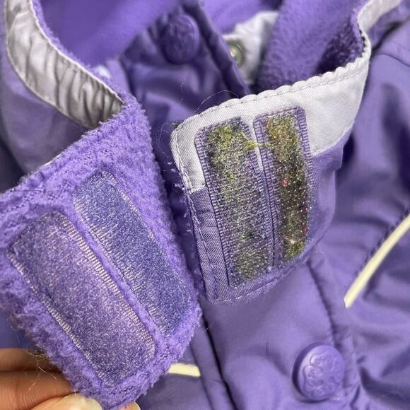 𝅺OSHKOSH B'Gosh Purple Toddler Winter Jacket 4T - Picture 4 of 6